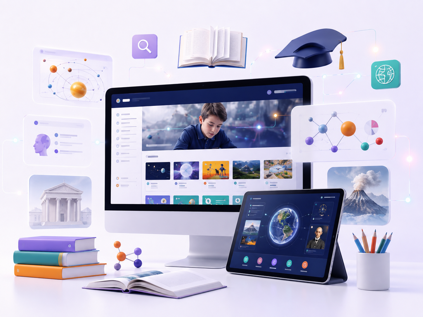 World Book learning resources and students